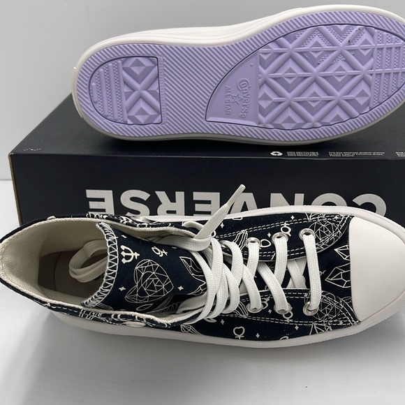 Converse WMNS CTAS MOVE HI
BLACK/NATURAL IVORY A03725C Platforms Sneakers - Picture 3 of 16